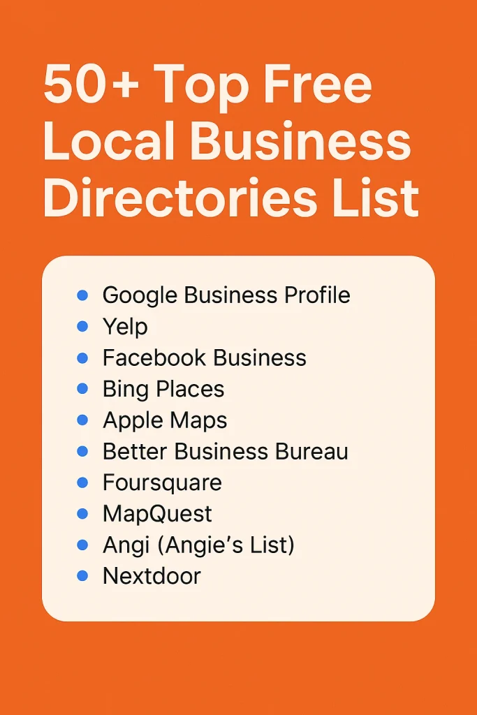 Top Free Local Business Directories List