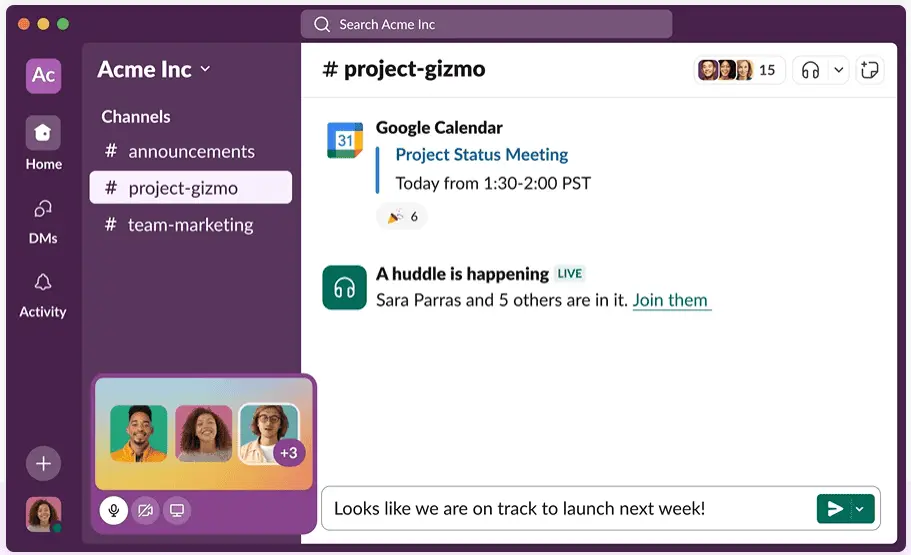 The Best Productivity Apps for Entrepreneurs and Freelancers in 2025 5 Slack Dashboard